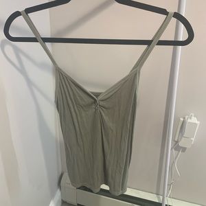 Green tank top